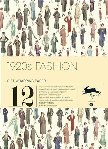 обложка книги 1920s Fashion gift wrapping paper book Vol. 10 книга 1920s Fashion gift wrapping paper book Vol. 10, автор: